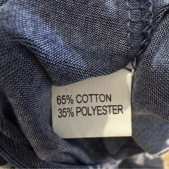 Elegant Navy and White Spaghetti Strap Dress - Picture 7 of 13